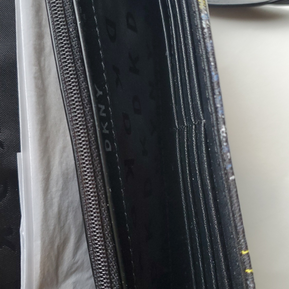 DKNY Graffiti Wallet on a Chain Crossbody - Picture 7 of 9